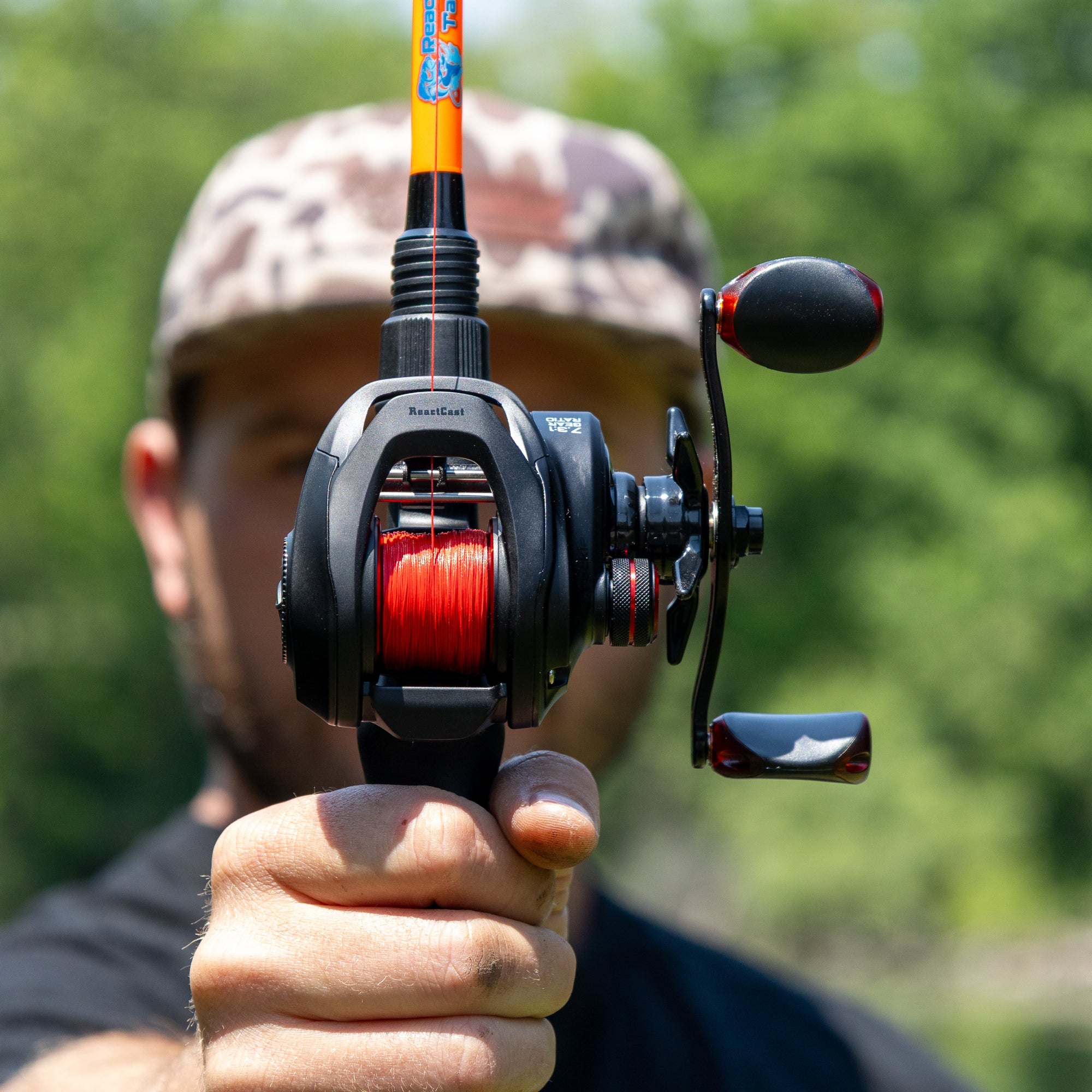 Reaction Tackle X8 Braided Fishing Line - NO FADE Red 8 Strand - NEW