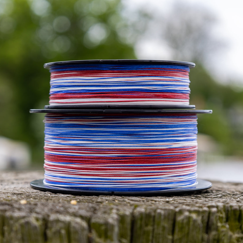 Reaction Tackle X8 Braided Fishing Line - USA Camo 8 Strand - NEW