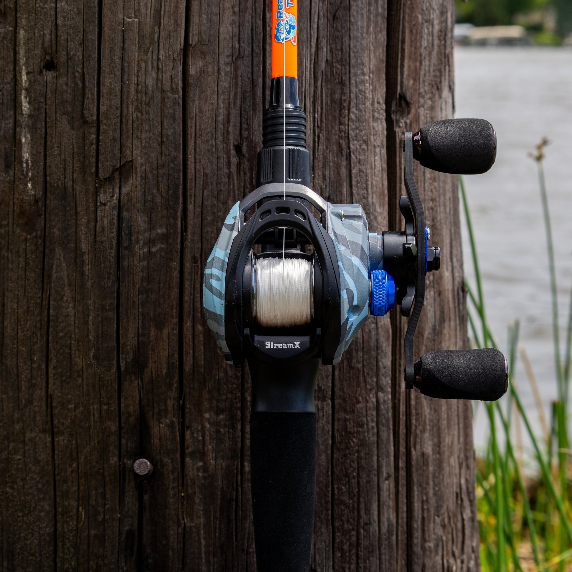 Reaction Tackle Baitcasting Fishing Reel- StreamX Edition- 7.5:1 gear ratio - NEW