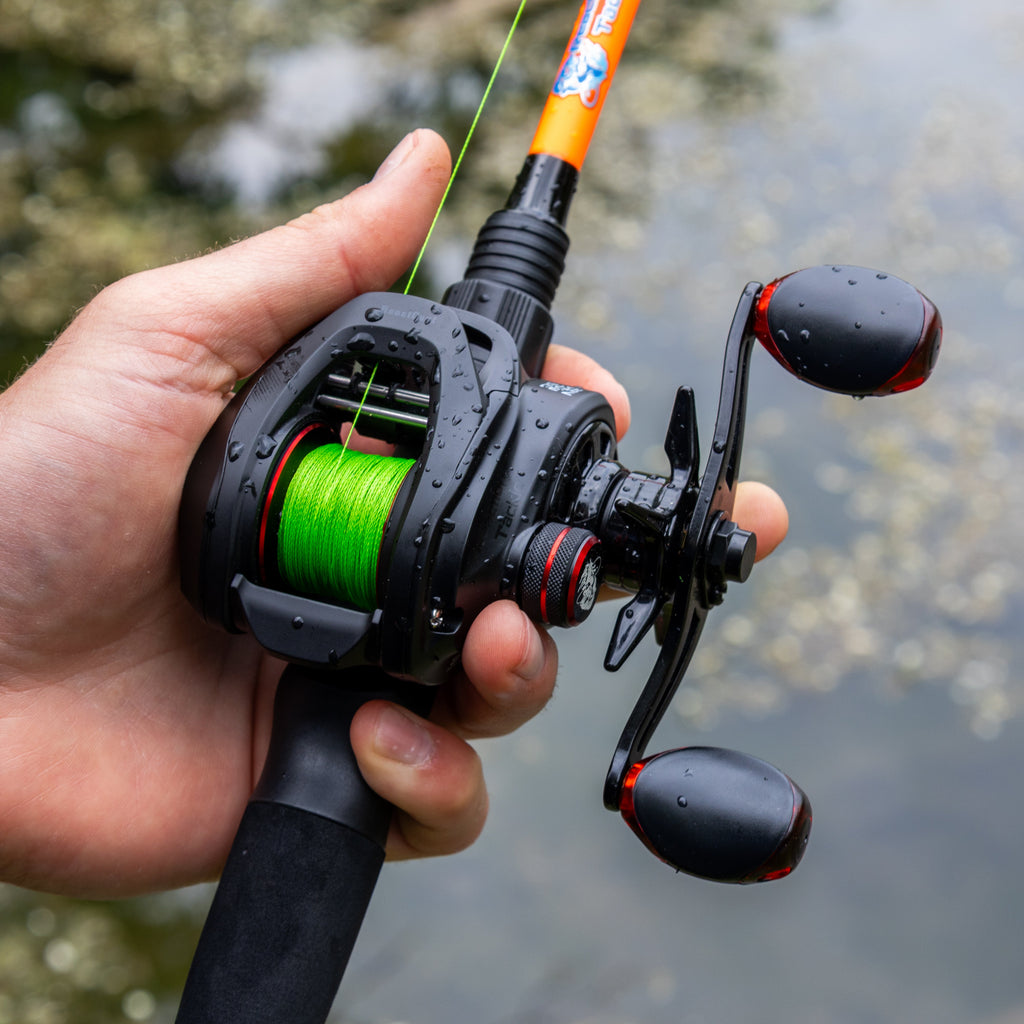 Reaction Tackle Braided Fishing Line - NO FADE Hi Vis Green - NEW