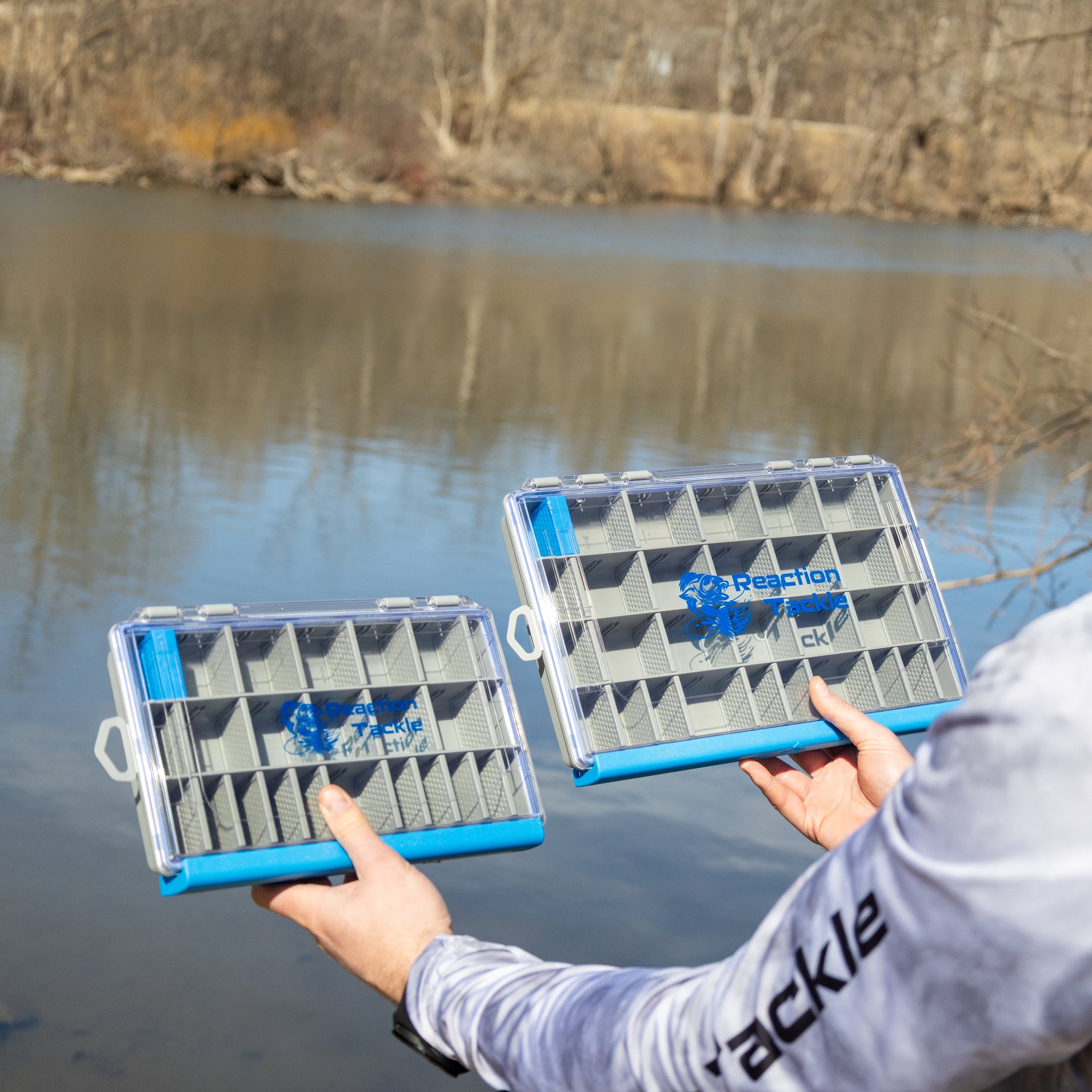 Reaction Tackle Ultra Elite Tackle Tray- Water Resistant with Single Clip Design - New