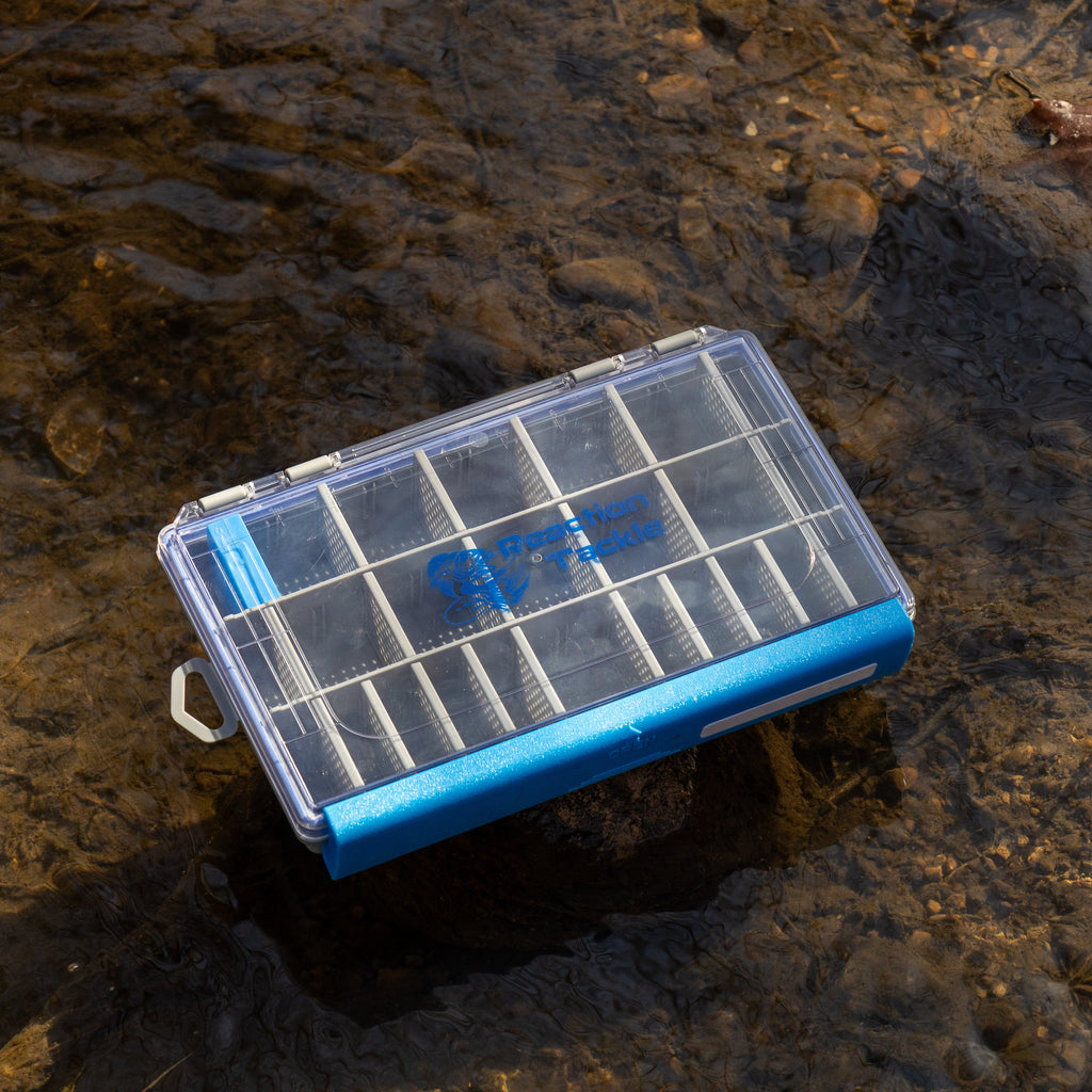 Reaction Tackle Ultra Elite Tackle Tray- Water Resistant with Single Clip Design - New