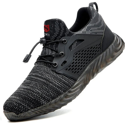 SUADEX Steel Toe Sneakers Lightweight Indestructible Work Shoes for Construction