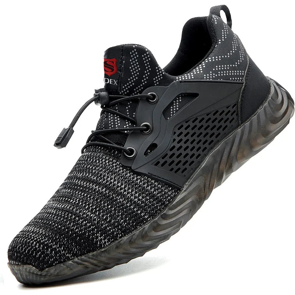 SUADEX Steel Toe Sneakers Lightweight Indestructible Work Shoes for Construction