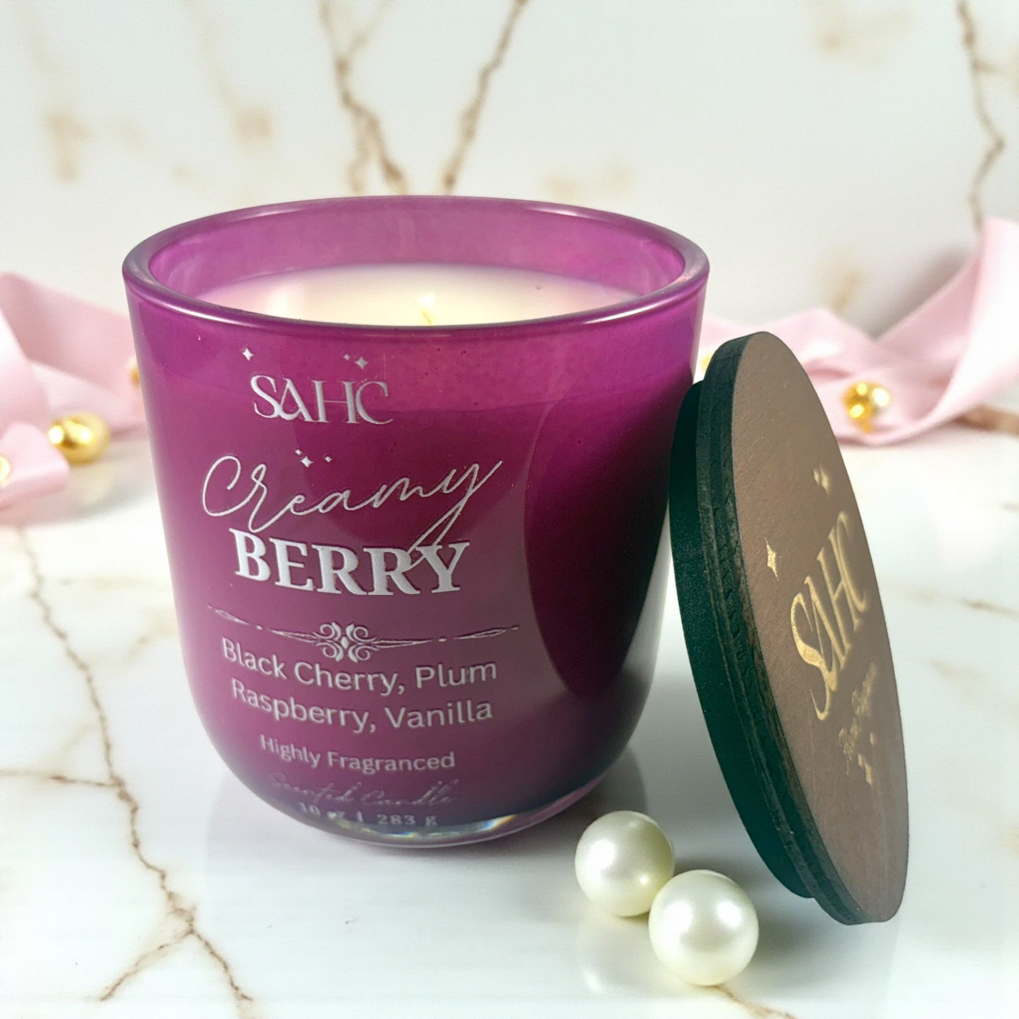 Creamy Berry Scented Candle
