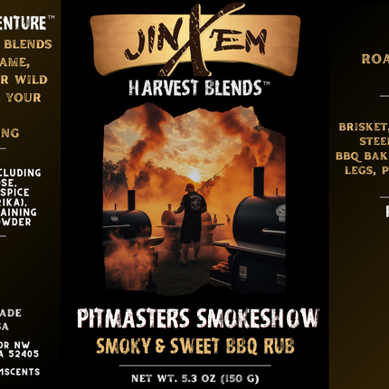 Pitmasters Smokeshow - Smoky & Sweet BBQ Rub