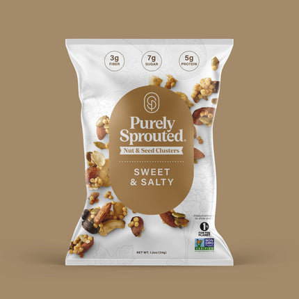 Sweet & Salty, Sprouted Snack Mix, Snack Pack, 8-Pack (1.2 Oz Each)