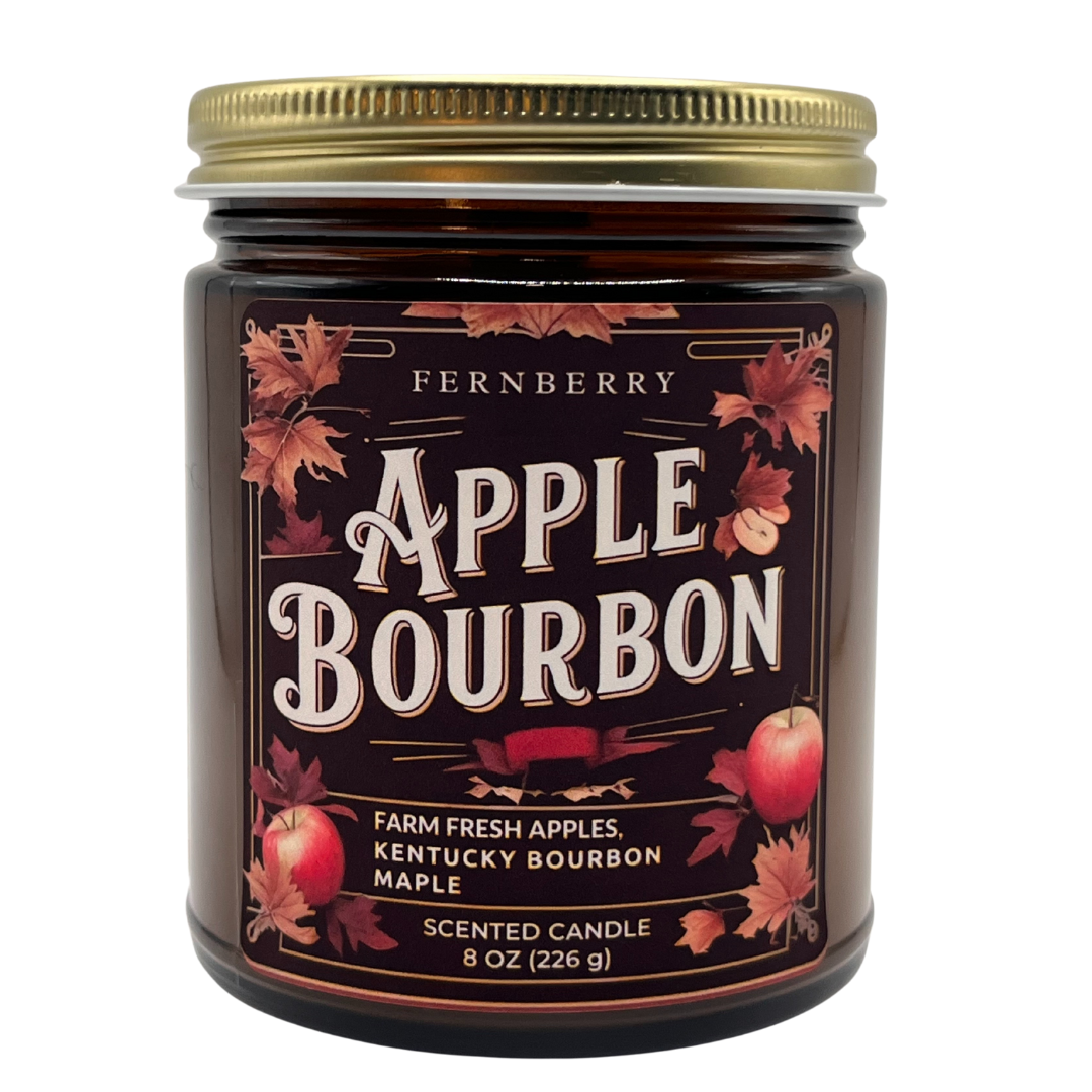 Apple Bourbon Wood Wick Candle | Fall Collection