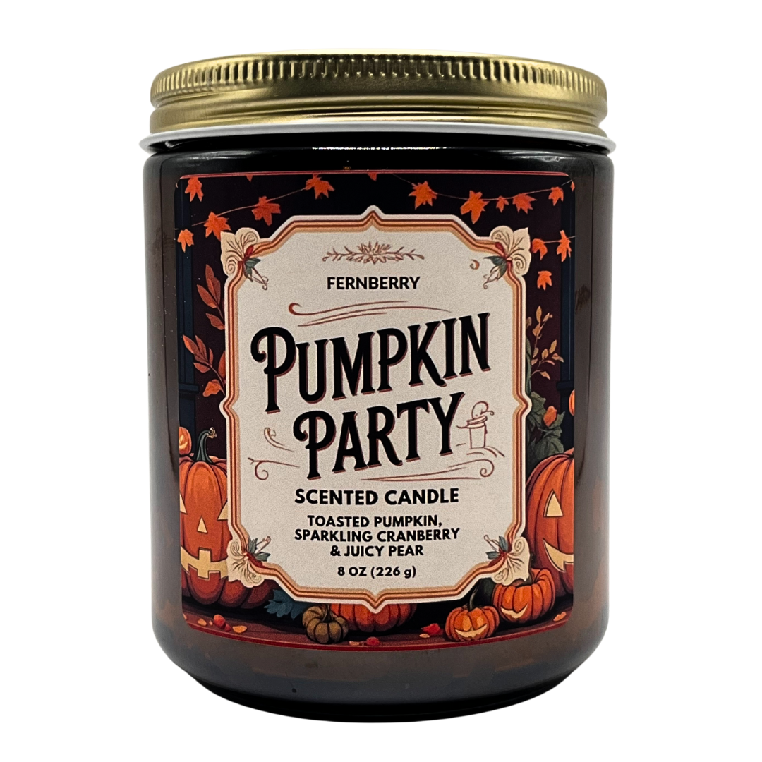 Pumpkin Party Wood Wick Candle | Fall Collection