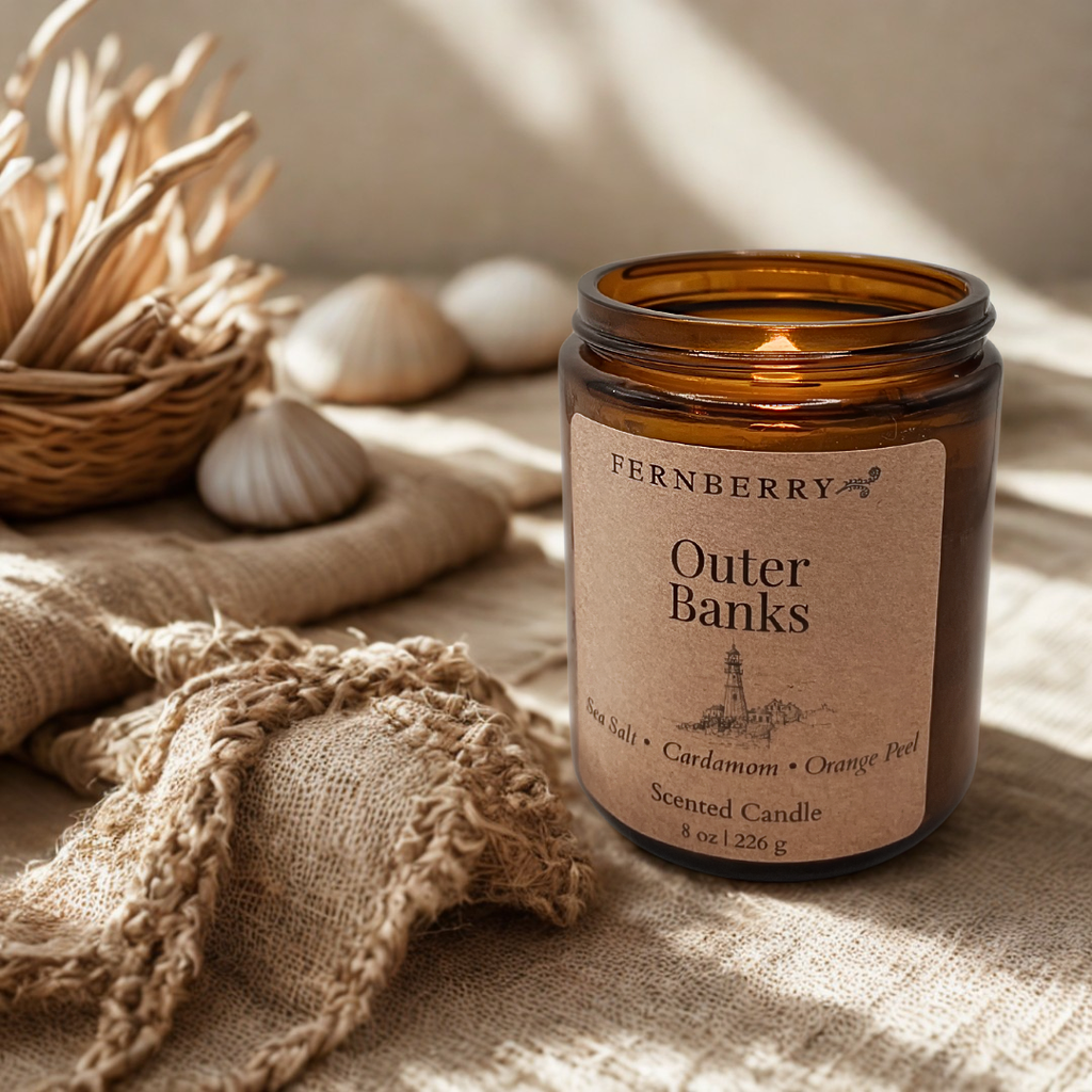 Outer Banks- 8oz Wood Wick Candle