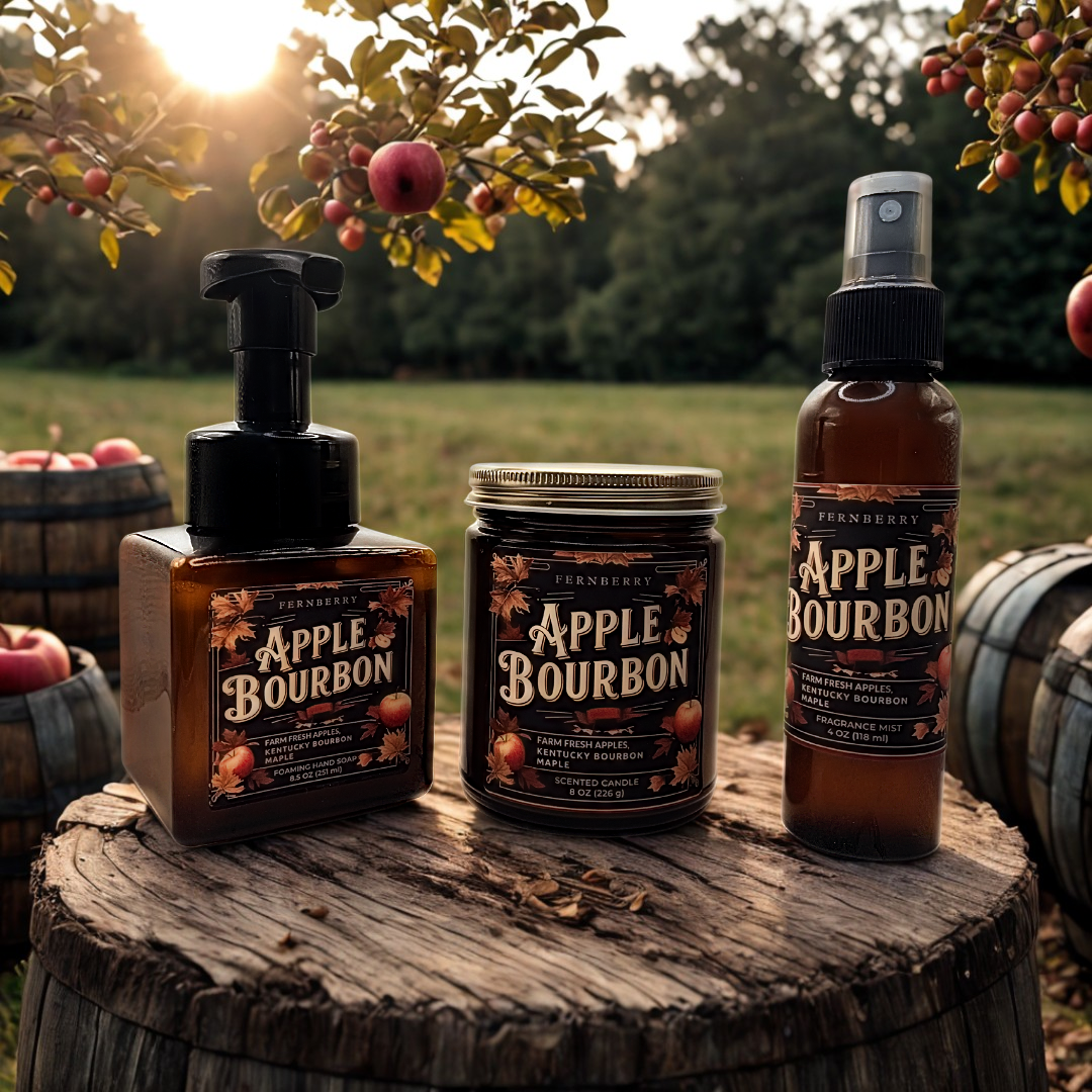 Apple Bourbon Wood Wick Candle | Fall Collection
