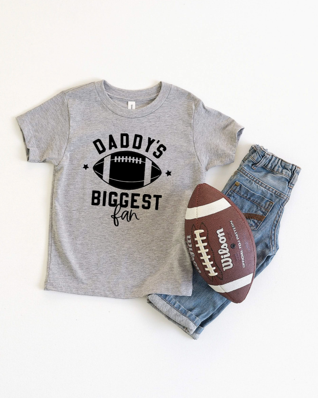 Daddy's Biggest Fan - (Choose your Sport) - Child Tee