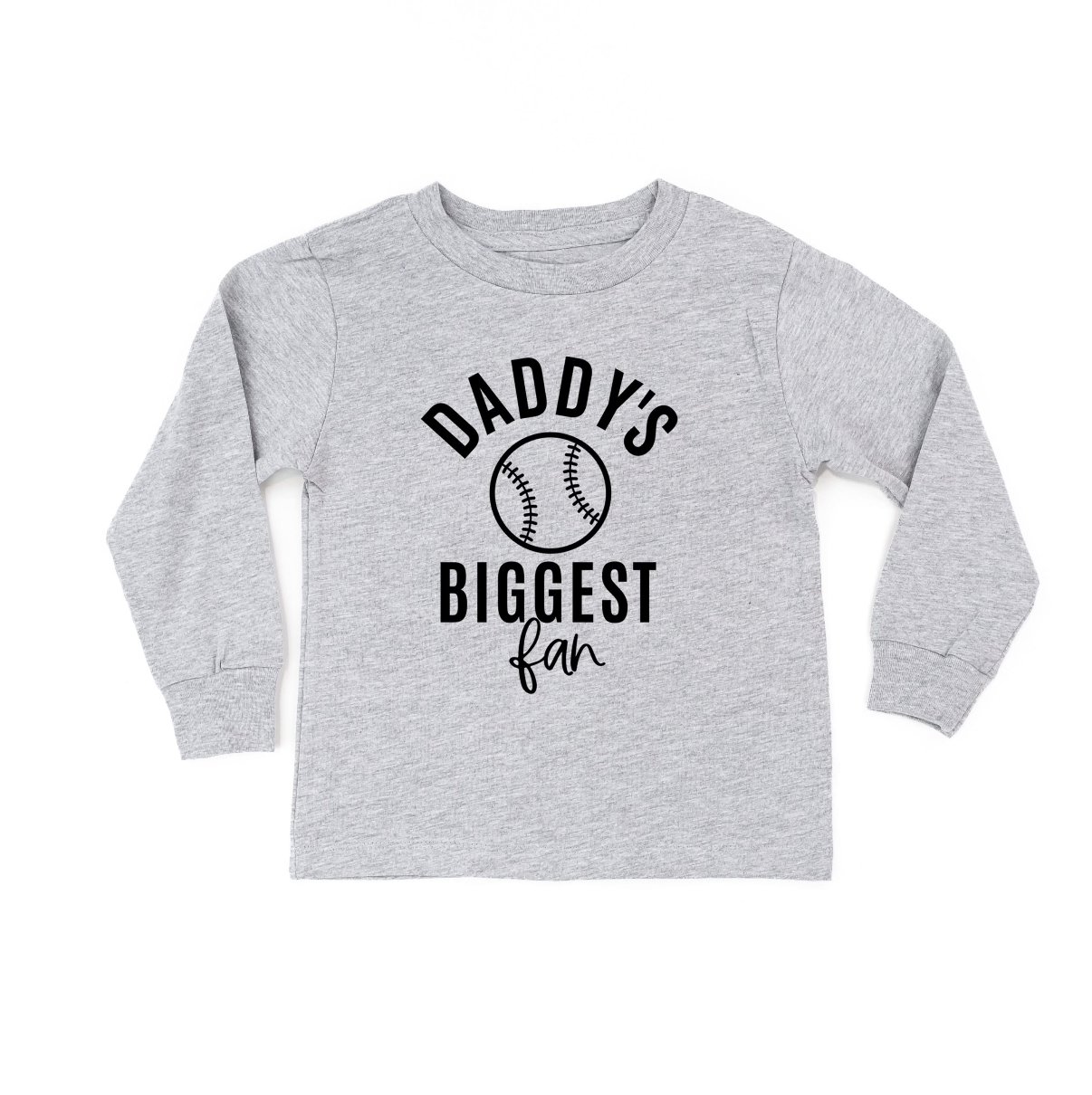 Daddy's Biggest Fan - (Choose your Sport) - Child Long Sleeve Tee