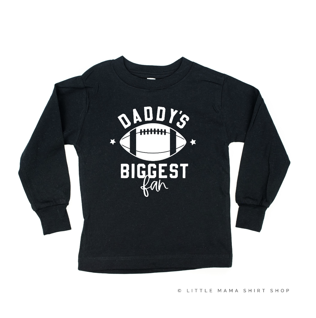Daddy's Biggest Fan - (Choose your Sport) - Child Long Sleeve Tee