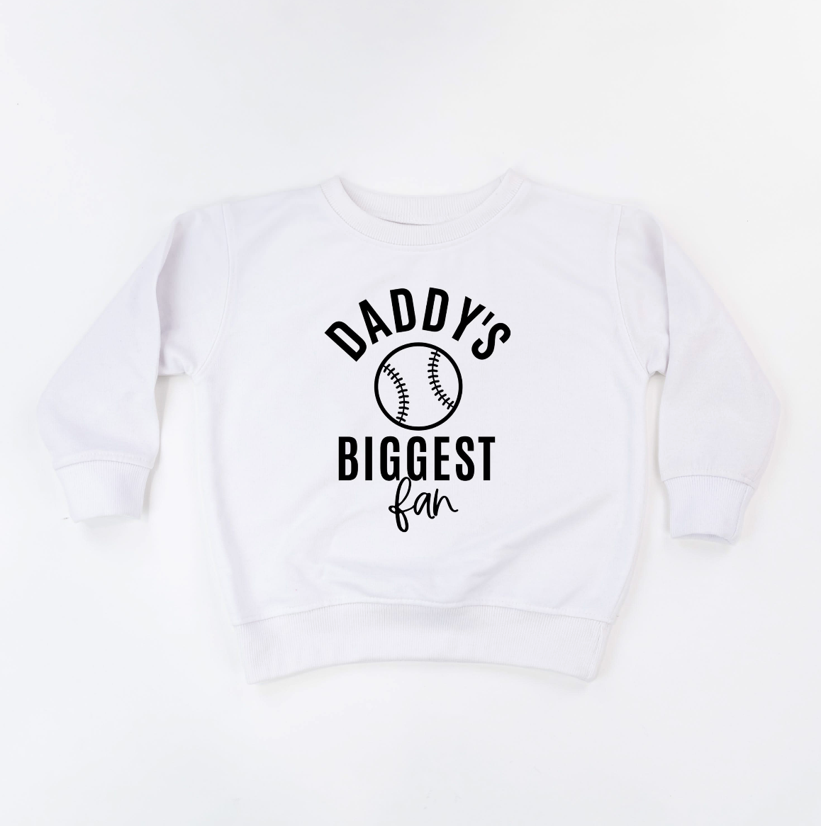 Daddy's Biggest Fan - (Choose your Sport) - Child Sweater