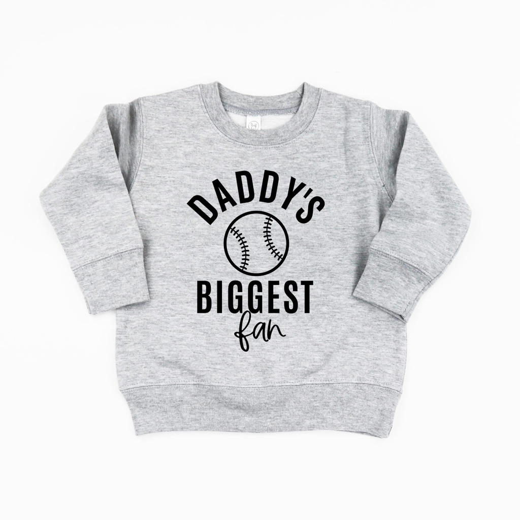 Daddy's Biggest Fan - (Choose your Sport) - Child Sweater
