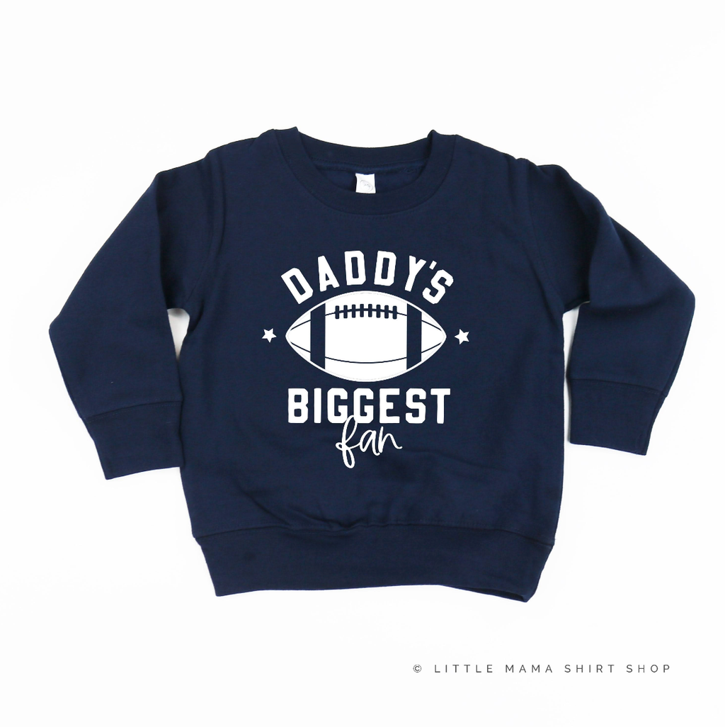 Daddy's Biggest Fan - (Choose your Sport) - Child Sweater