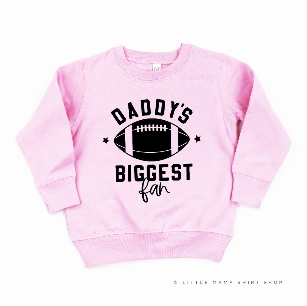 Daddy's Biggest Fan - (Choose your Sport) - Child Sweater