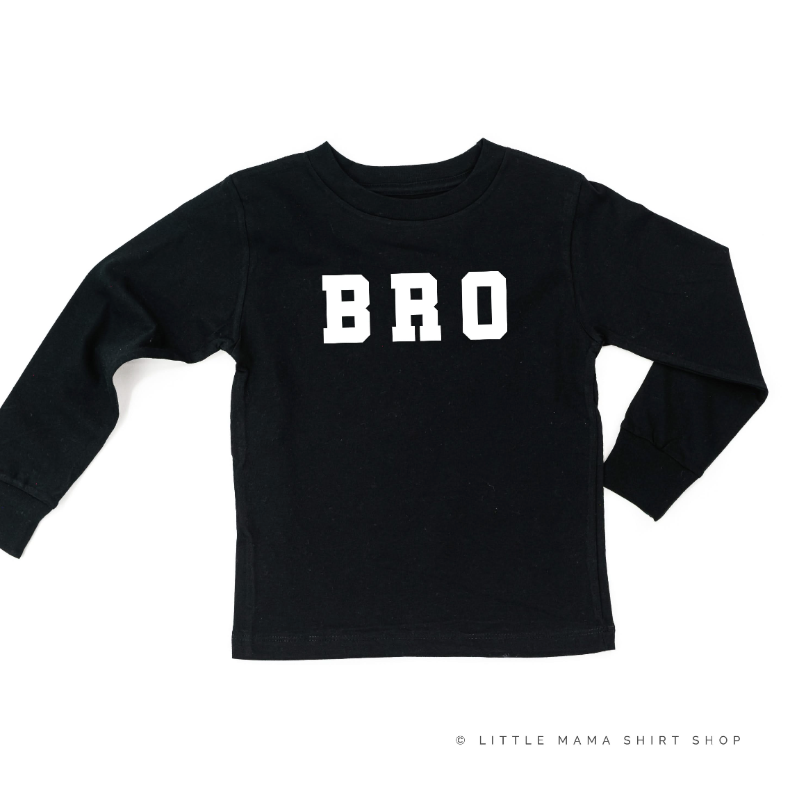Varsity 'Bro' Sibling Tees - (Choose Your Role) - Child Long Sleeve Tee