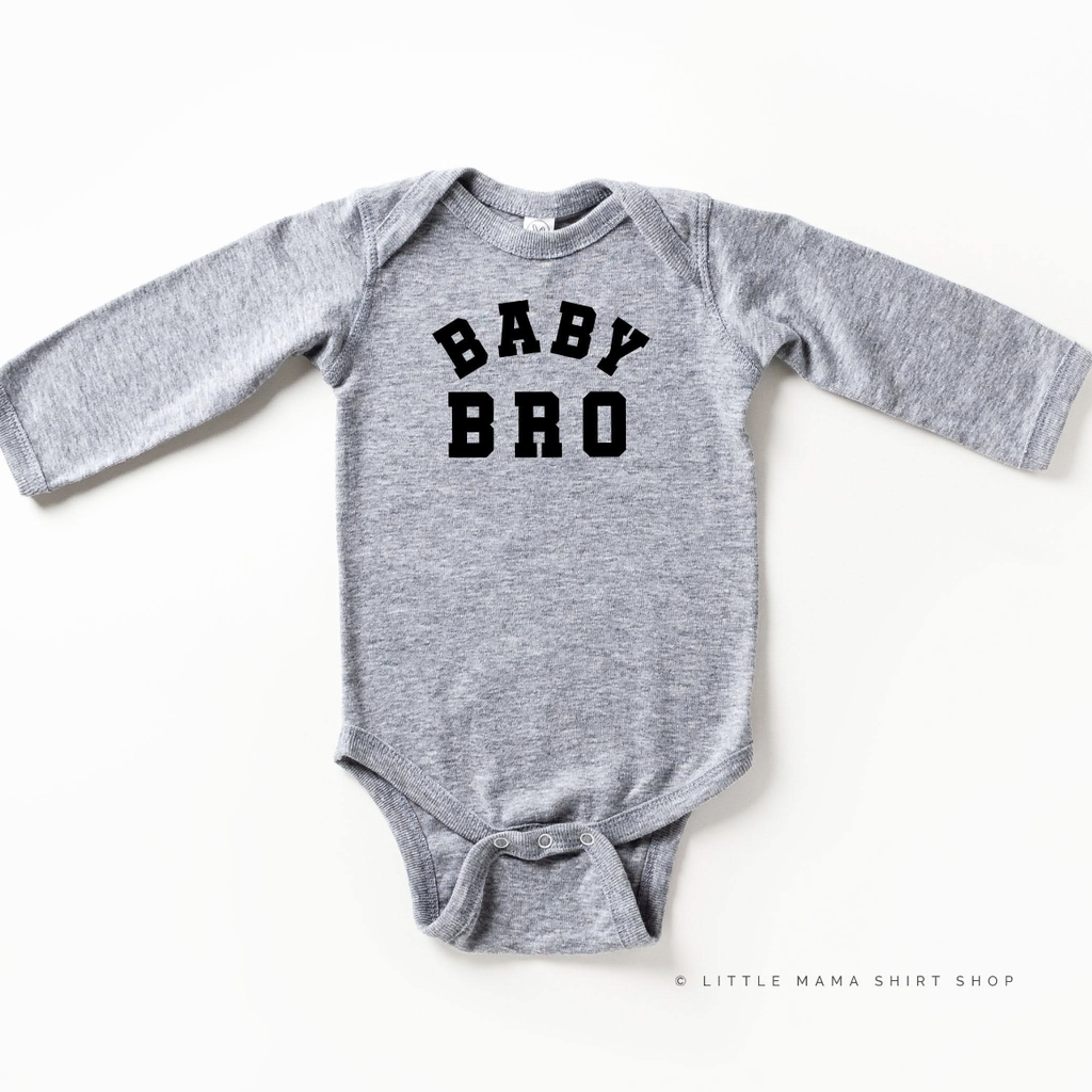 Varsity 'Bro' Sibling Tees - (Choose Your Role) - Child Long Sleeve Tee