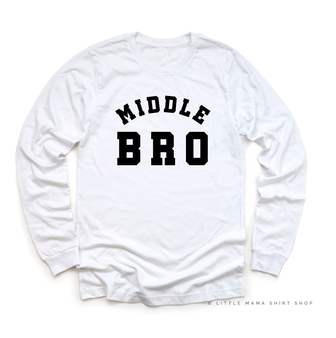 Varsity 'Bro' Sibling Tees - (Choose Your Role) - Child Long Sleeve Tee