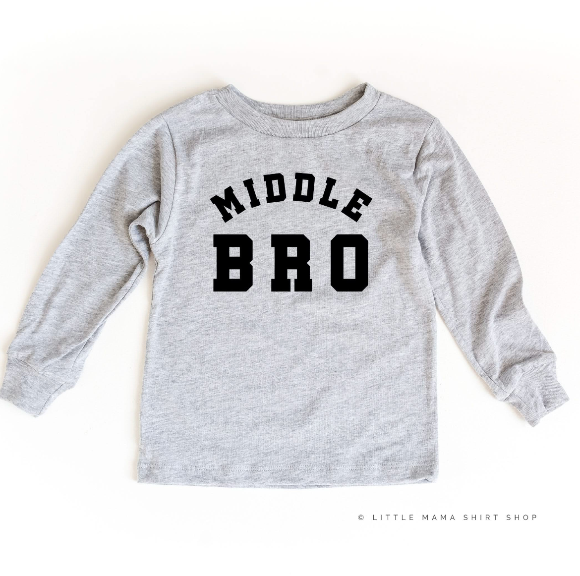Varsity 'Bro' Sibling Tees - (Choose Your Role) - Child Long Sleeve Tee
