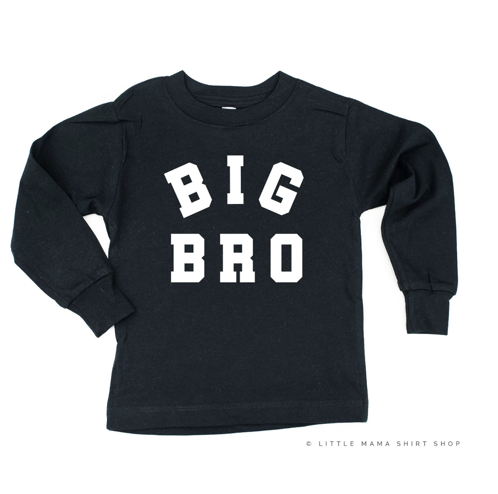 Varsity 'Bro' Sibling Tees - (Choose Your Role) - Child Long Sleeve Tee