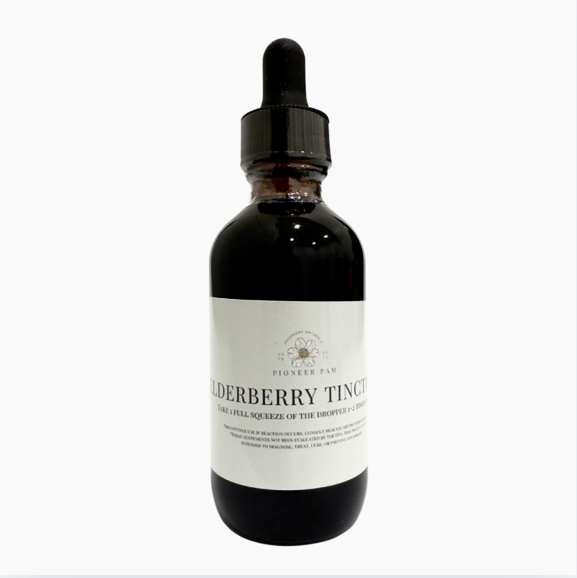 Pioneer Pam Elderberry Tincture: Immune System Support