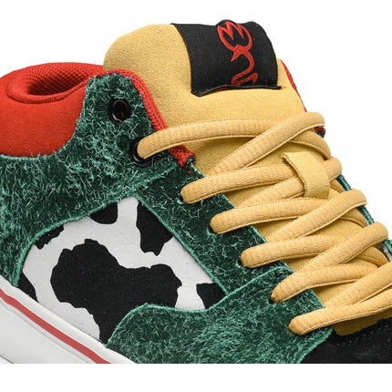 Joiints Green Mid-Top Skate Sneakers Stylish Vulcanized Casual Shoes for Teens