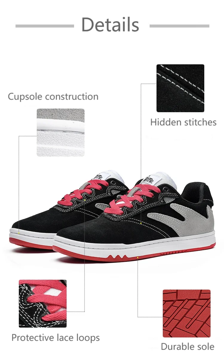 Joiints Profession Cupsole Skateboarding Unisex Comfortable Cushion Shoes