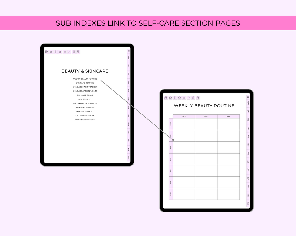 Self-Care Digital Planner