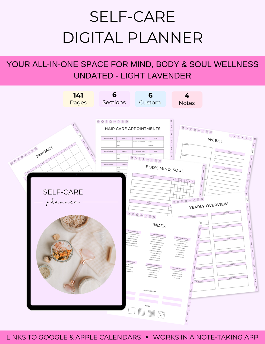Self-Care Digital Planner