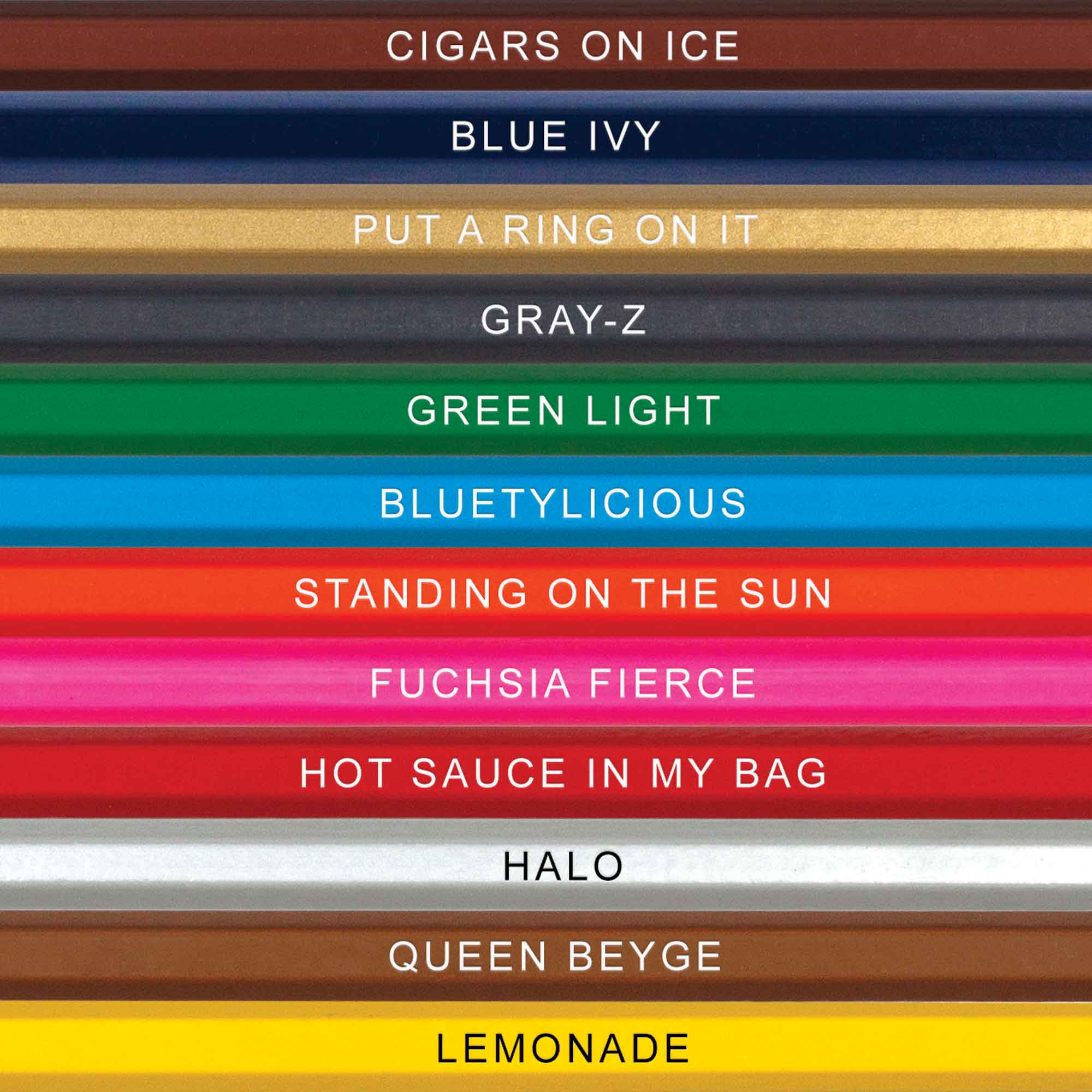 Shades Of Bey Colored Pencils for Fans of Queen Bey