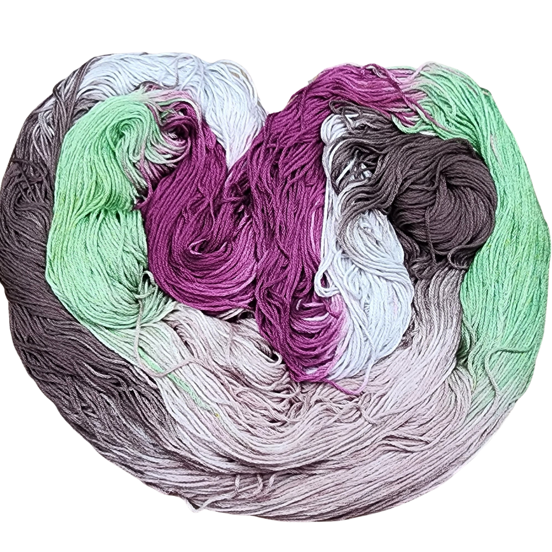 Silvered Violets - Flower Silk Special Edition Colorway