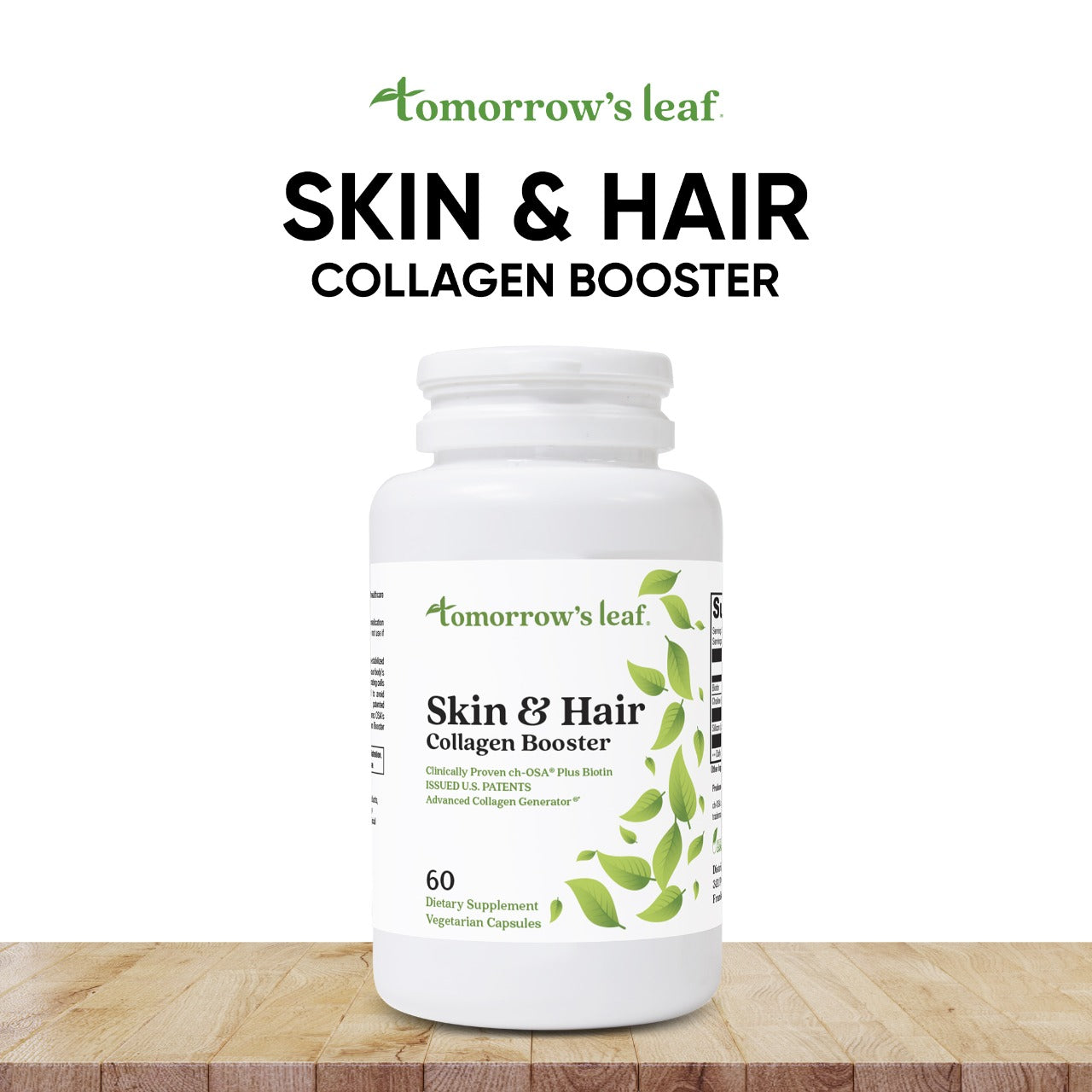 Tomorrow's Leaf® Skin & Hair Collagen Booster