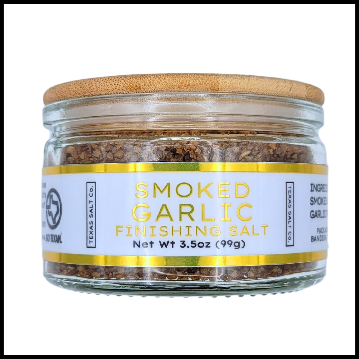 Texas Salt Co Smoked Garlic Finishing Salt