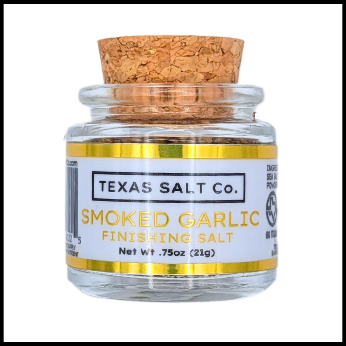 Texas Salt Co Smoked Garlic Finishing Salt