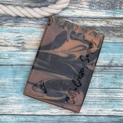 Smokin’ Jack Soap for Men | Handmade Artisan Bath & Shower Bar | Bold Tabac & Leather Scent | Plastic Free, Earth Friendly Packaging