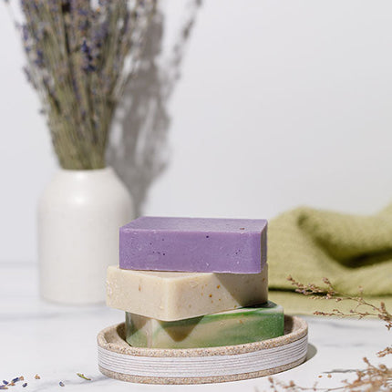 Natural Face & Body Soap Bar - Cold Processed, Organic Oils | Signature Clay