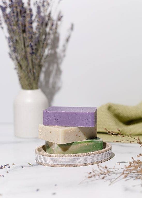 Natural Face & Body Soap Bar - Cold Processed, Organic Oils | Signature Clay