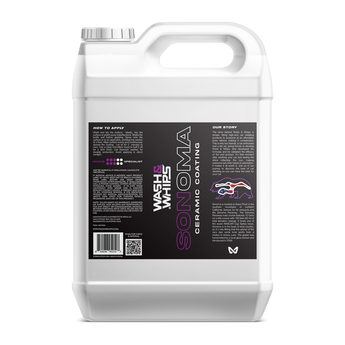 WASH&WHIPS Sonoma Ceramic Finishing Coating Spray - 9H
