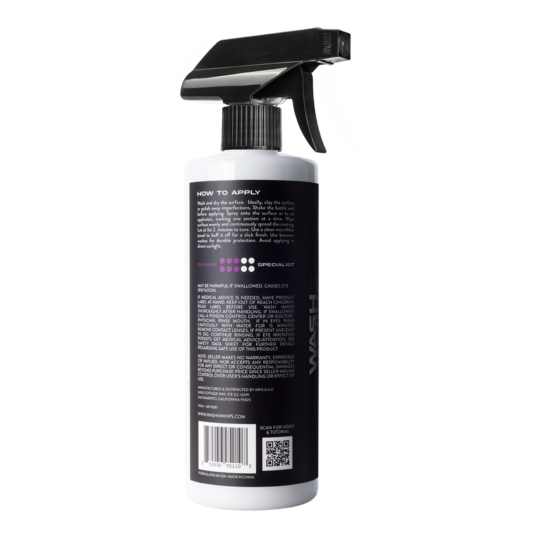 WASH&WHIPS Sonoma Ceramic Finishing Coating Spray - 9H