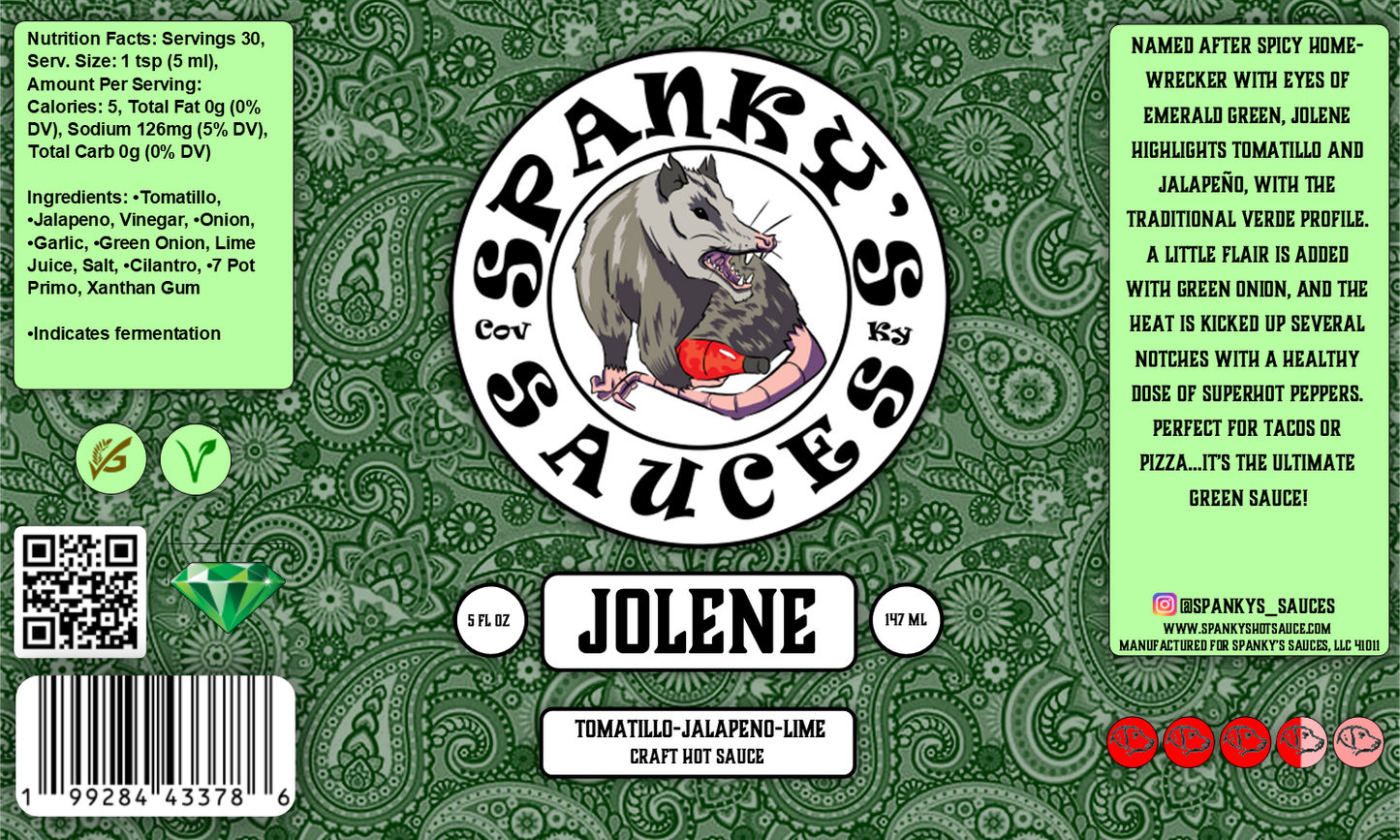 Spanky's Sauces Jolene - 5 oz Bottle