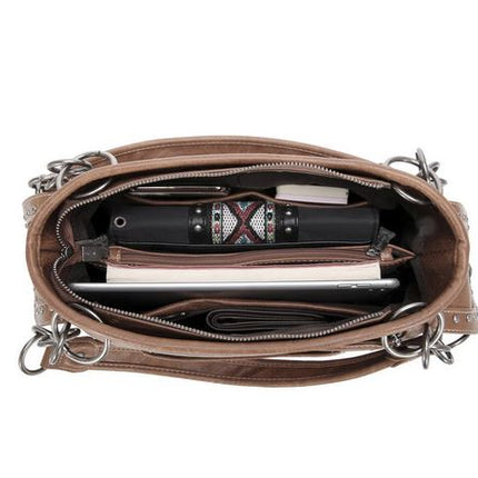 Western Elegance Tooled Leather Purse