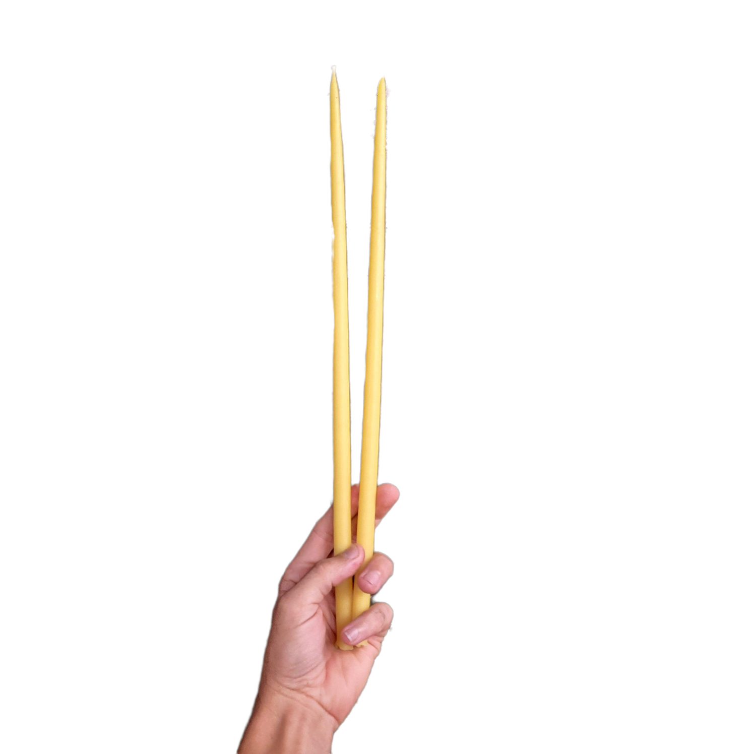 Thin Taper Beeswax Candles