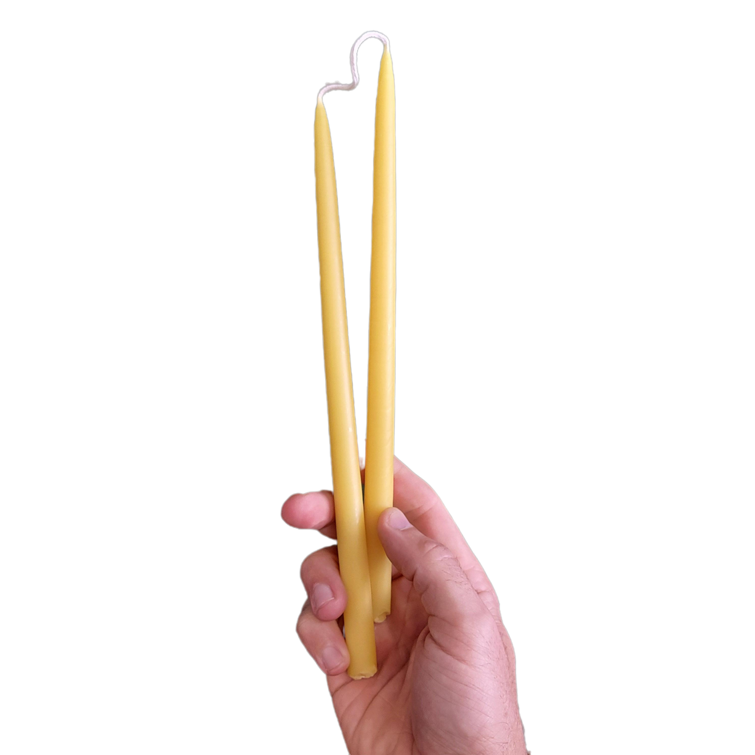 Thin Taper Beeswax Candles