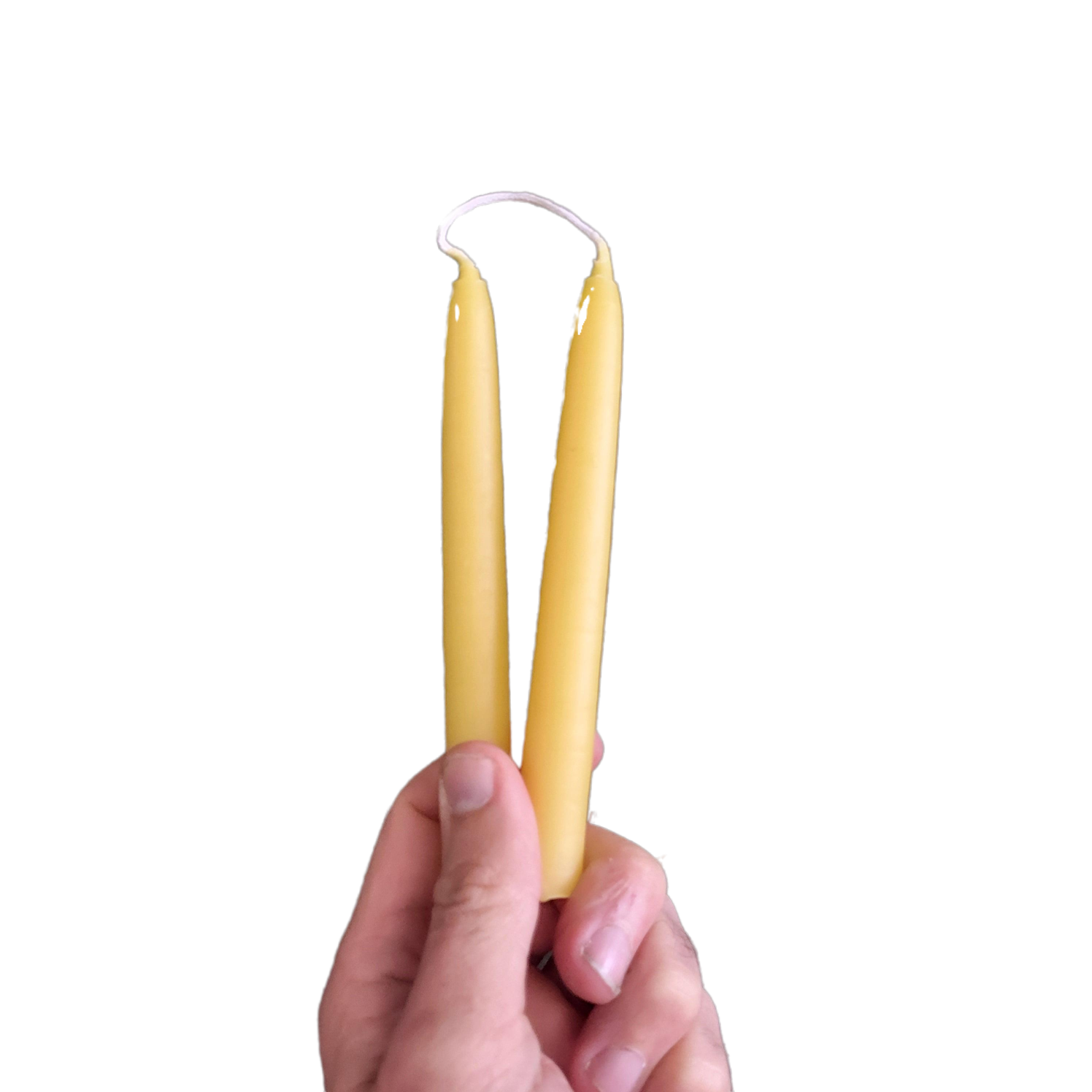 Thin Taper Beeswax Candles