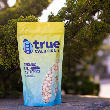 Organic Pistachios, Dry Roasted & Lightly Sea Salted