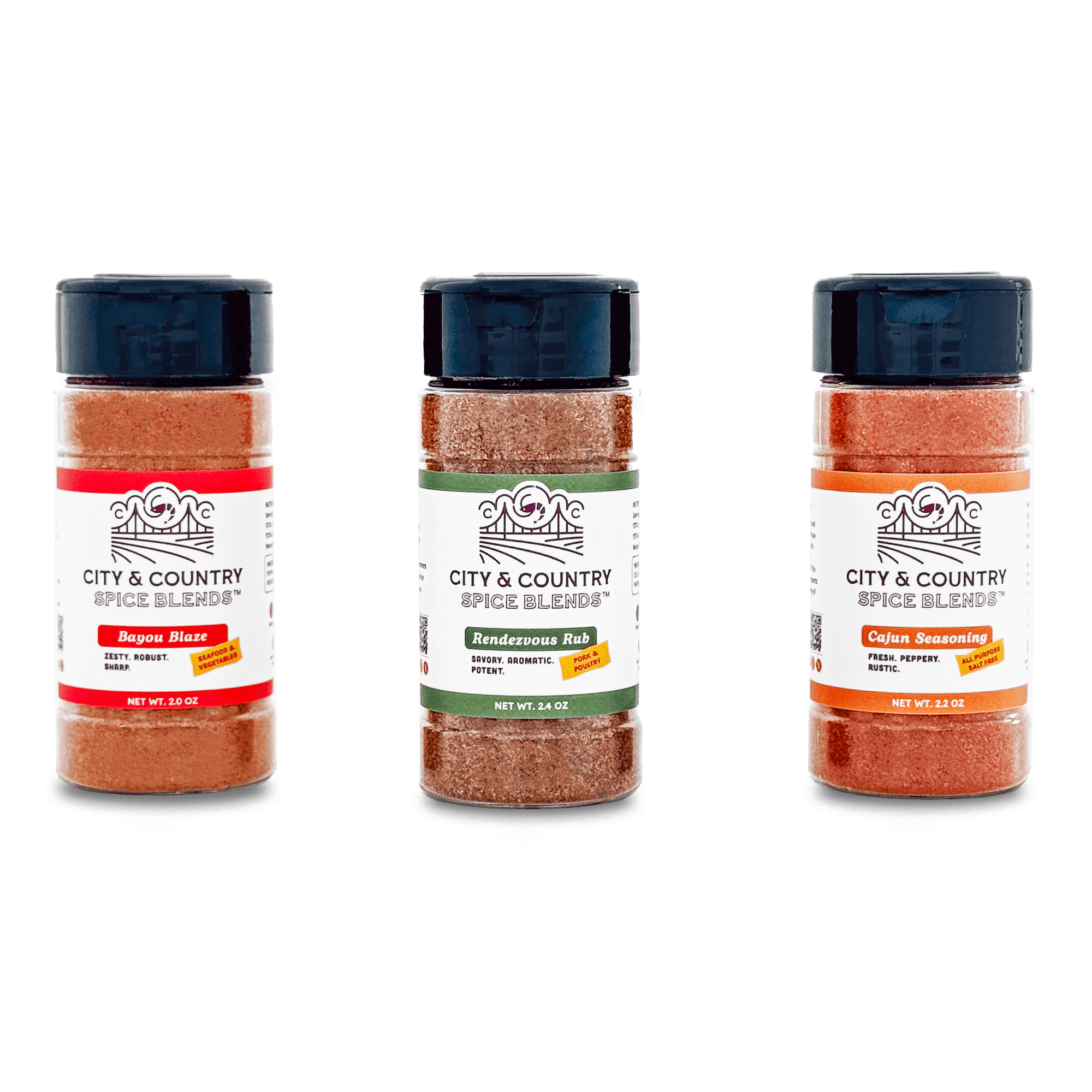 The Trio Cajun Seasonings