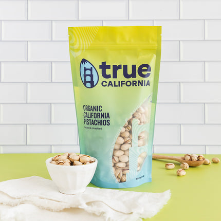 Organic Pistachios, Natural & Unsalted